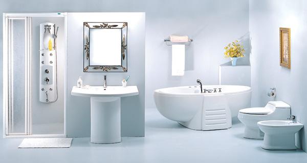 Thiết bị vệ sinh đẹp làm tăng sự hoàn hảo cho không gian phòng tắm
